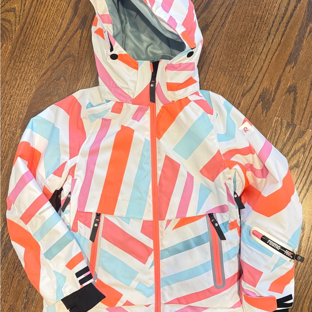 Colorful Striped Hooded Jacket